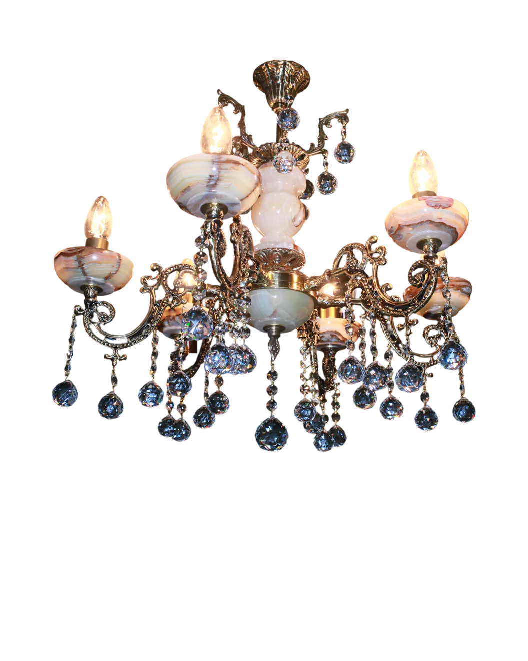 Люстра Belonna арт. 06-03 из латуни — Brass Art
